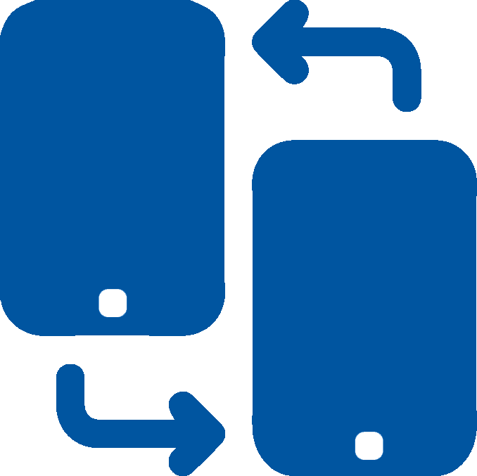Phones swap icon